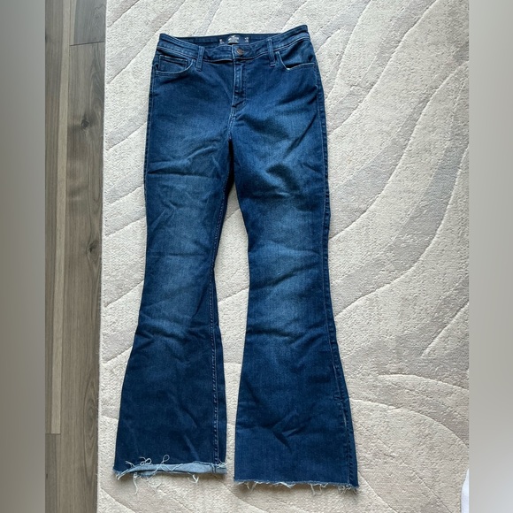 Hollister Dark Blue Flare Jeans - Picture 1 of 4